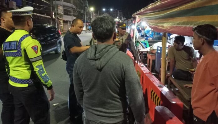 Polres P.Siantar KRYD Antisipasi Pencurian Dagangan Korban Kebakaran