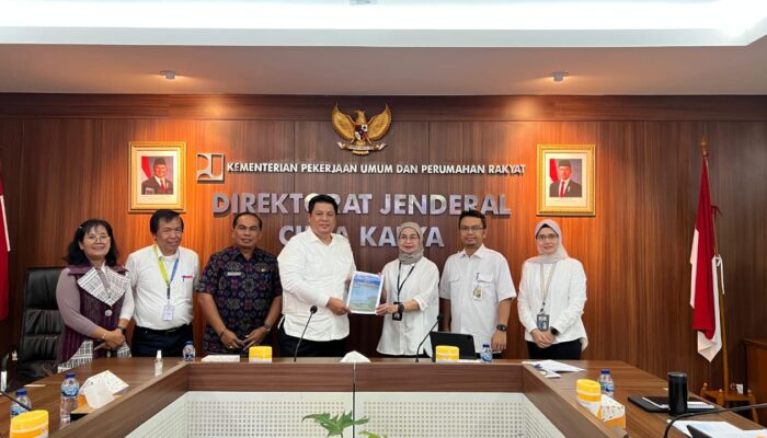 Bupati Samosir Audiensi Ke Dirjen Cipta Karya Kementerian PU, Ini Usulannya