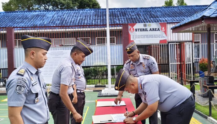 Rutan Tarutung Canangankan Pakta Integritas Dan Penandatanganan Perjanjian Kinerja Tahun 2025