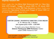 Libur Isra Mikraj Dan Imlek, Operasional Kantor BNI Tidak Beroperasi