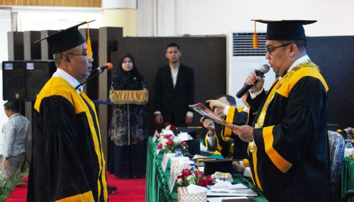 Direktur PNL Kukuhkan Indra Mawardi Sebagai Guru Besar Rekayasa Material Komposit
