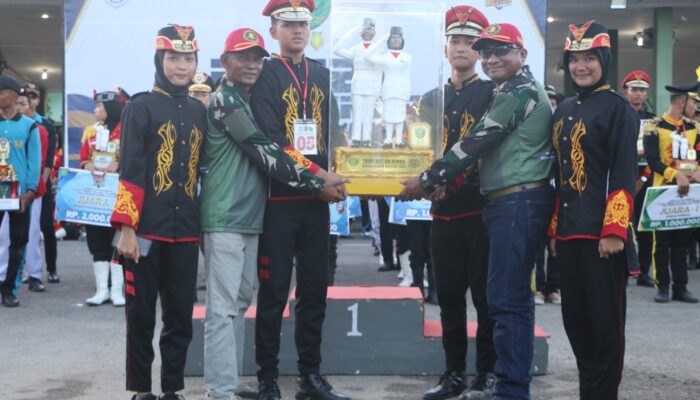 SMKN 2 Binjai Juara Divisi Utama Action Rimba IV Kodim 0104/Atim