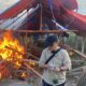 Polisi Bakar Barak Narkoba Di Tungurono Binjai