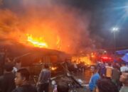 Puluhan Lapak Pedagang Dan Tiga Rumah Di Pasar Sibolga Nauli Dilalap Api