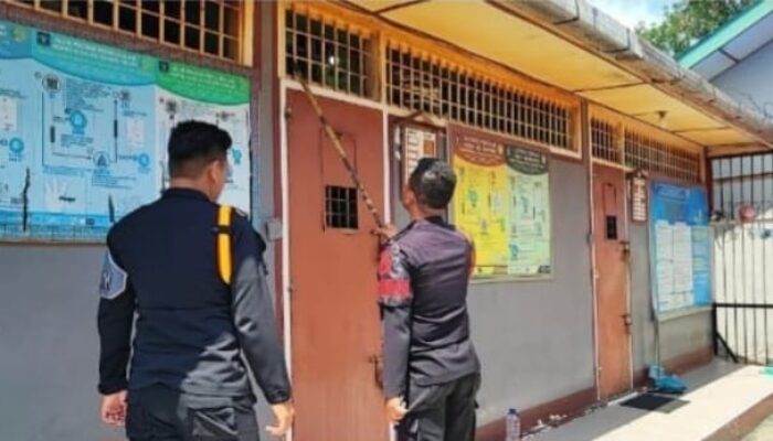 Cegah Gangguan Kamtib, Jajaran Pengamanan Rutan Tarutung Laksanakan Trolling