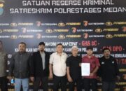 Terduga Penista Agama Islam Diamankan Di Polrestabes Medan