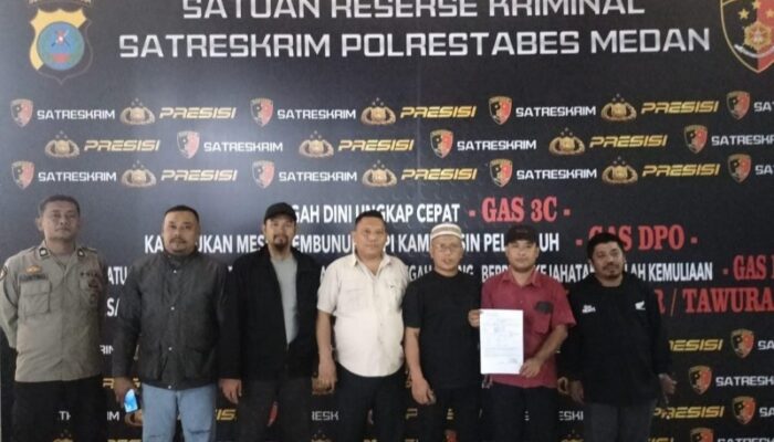 Terduga Penista Agama Islam Diamankan Di Polrestabes Medan