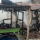 Lokasi usaha jus buah di Jl. Pasar III Lingkungan 13 Kelurahan Glugur Darat I Kecamatan Medan Timur yang tinggal puing setelah ludes terbakar, Minggu (12/1) sekitar pukul 15:30. Waspada/Andi Aria Tirtayasa