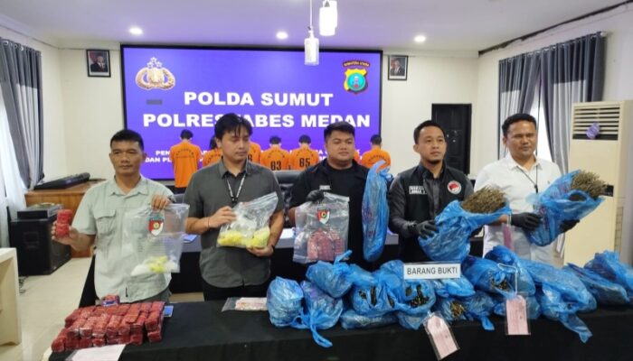 Polrestabes Medan Ringkus Bandar Narkoba Klambir V