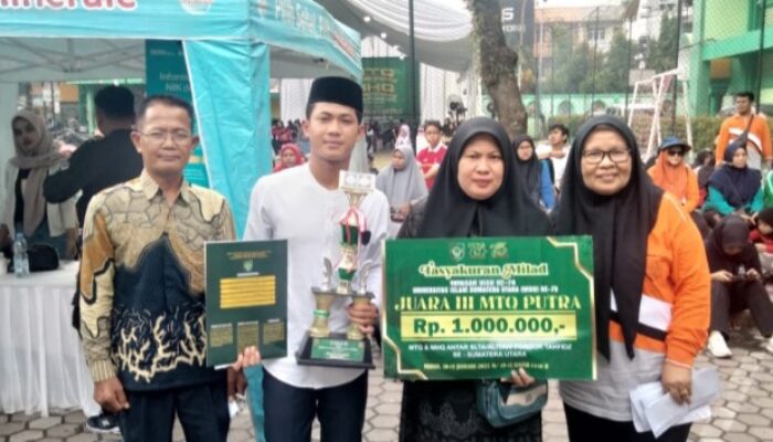 Santri Yayasan Ulumul Qur’an Raih Juara 3 MTQ Tingkat Provinsi Milad UISU
