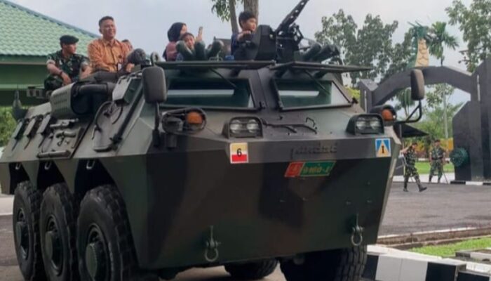 Yonkav 6 Gelar Joyride Dan Bakti Sosial Sambut HUT Ke 75 Tahun Kavaleri TNI-AD