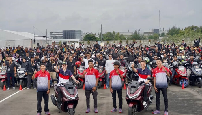 Punya PCX, 500 Bikers Honda Ditemui Dua Pebalap MotoGP