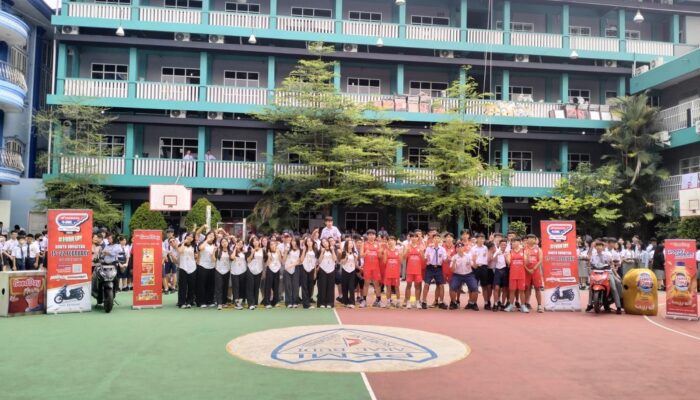Road Show Honda DBL 2025, Bakar Semangat Tim Basket SMA Global Prima