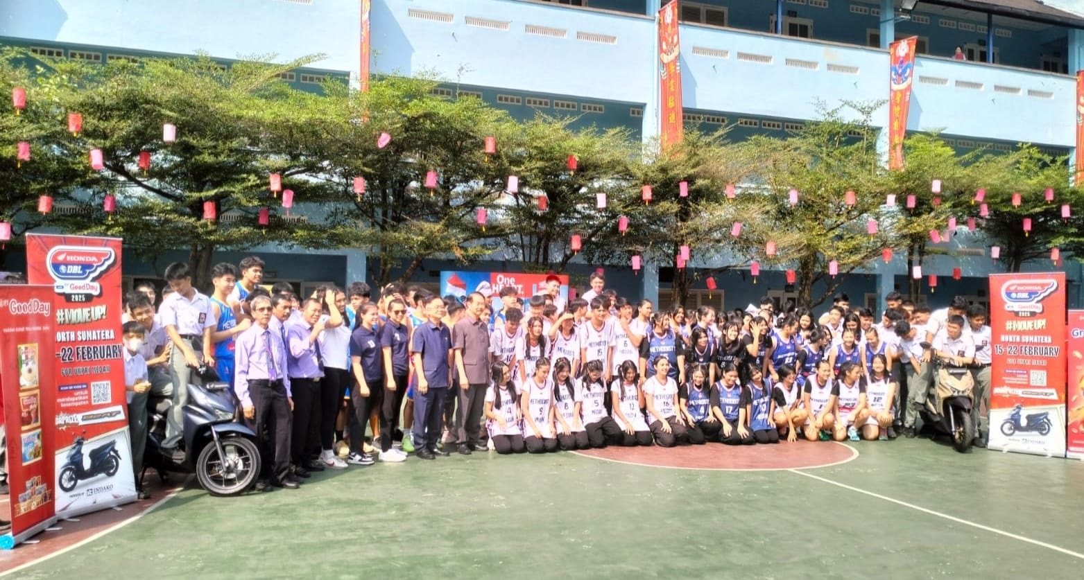 SMA Methodist 2 Medan Semangat Pertahankan Juara Honda DBL 2025