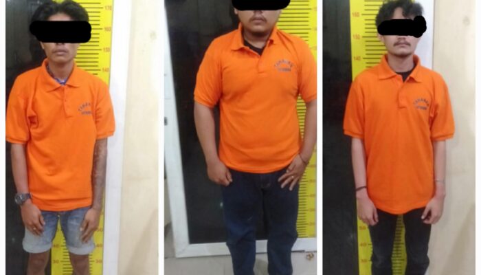 Tiga Spesialis Pembobol Rumah Kosong Dan Kantor Pemerintah Diringkus