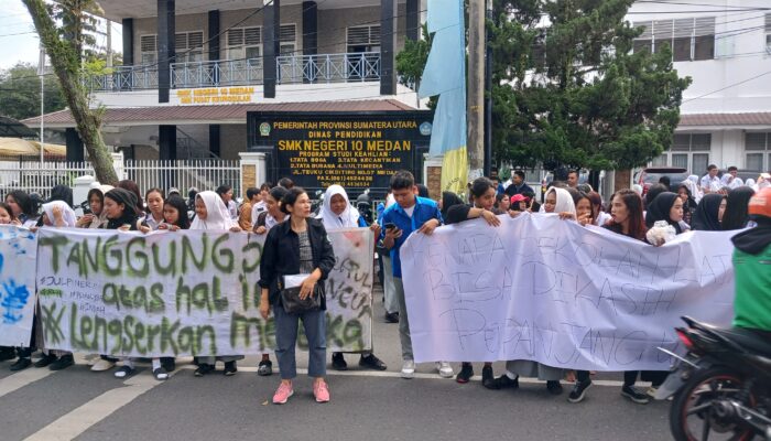 Pasca Ditutupnya Pendaftaran SNBP, Siswa SMKN 10 Medan Kembali Demo