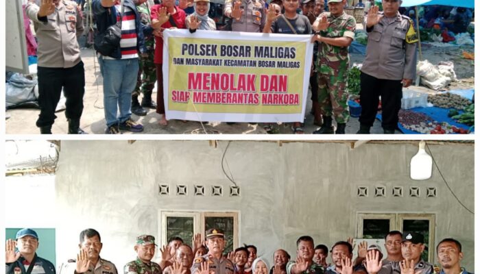 Polsek Bosar Maligas Sosialisasi Anti Narkoba, Balap Liar Dan Knalpot Brong