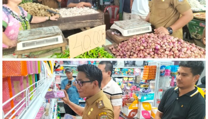 Pantau Ketersediaan Pangan, Wawako Binjai Sidak Pasar