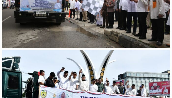 Semarak Tarhib Ramadhan 1446 H, Wakil Wali Kota Pawai Keliling Kota