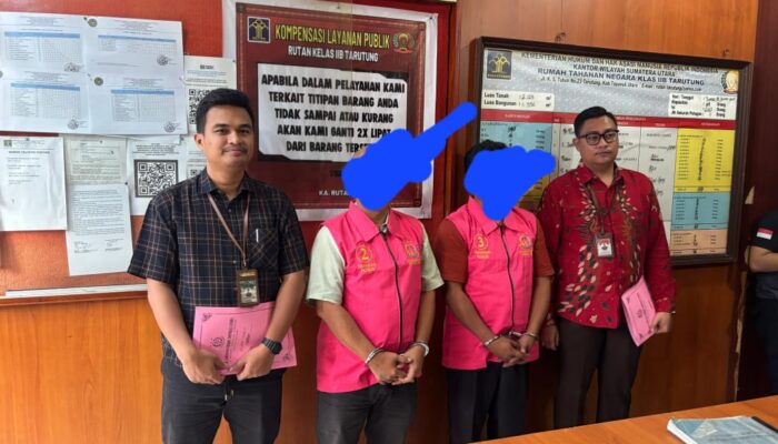 Kejari Tahan 2 Tersangka Korupsi Pengadaan ISP Dinas Kominfo Taput TA 2020-2021