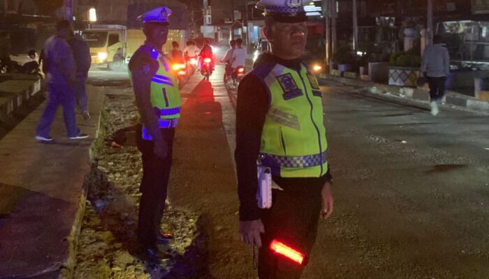 Polres P.Siantar Amankan 7 Sepeda Motor Knalpot Blong