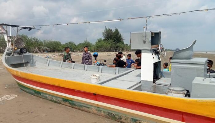 Polisi Amankan Speedboat Tak Bertuan Di Aceh Timur