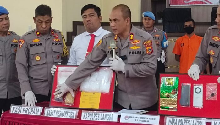 Hendak Edarkan Sabu Ke Langsa, Dua Kurir Diciduk Di Areal Tambak