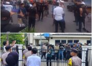 Dua Gelombang Massa Dari Tapsel Nyaris Bentrok Di PN Padangsidimpuan