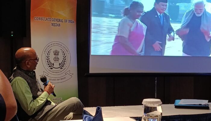 Konjen India Di Medan Silaturahmi Dengan Media, Hubungan Dua Negara Cukup Baik