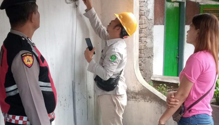 Polres Pematang Siantar Kawal Petugas PLN Tertibkan Pemakaian Listrik