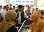 Pj Gubernur Tinjau Pemeriksaan Kesehatan Gratis Di Pidie Jaya