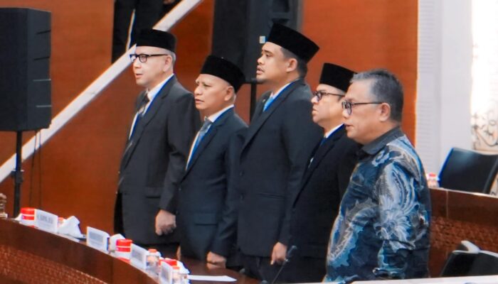 Ikuti Paripurna Pengumuman Penetapan Gubsu-Wagubsu Terpilih, Bobby Nasution: Insya Allah Amanah Ini Kami Jalankan Sebaik-baiknya