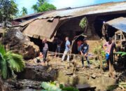 Tertimpa Batu Besar, 5 Rumah Warga Drien Jalo Meukek Rusak