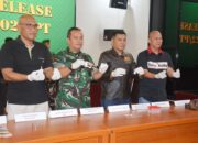 Intel Korem 022/PT Amankan Sepucuk Pistol Dari Pengedar Sabu