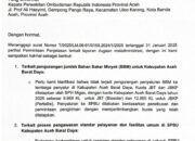 Pertamina: Tidak Ada Pengurangan Kuota BBM Untuk Abdya