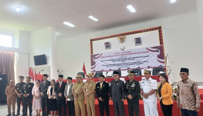Penetapan Bupati Dan Wakil Bupati Terpilih Nias Selatan