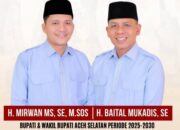 Pelantikan H. Mirwan Bupati Aceh Selatan Sebelum 20 Februari 2025