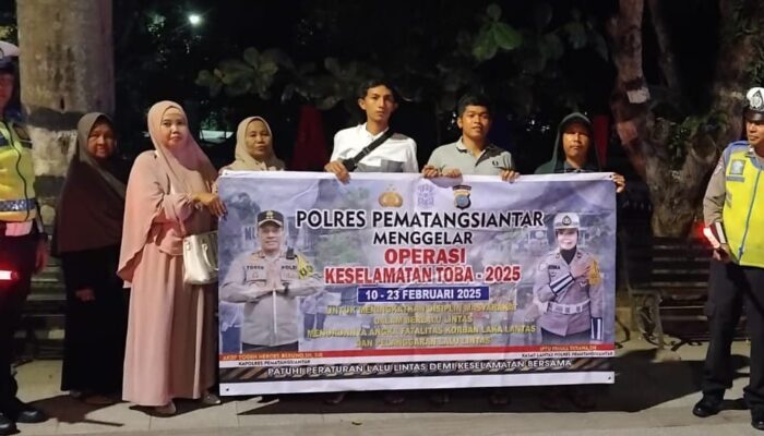 Polres P.Siantar Gencarkan Sosialisasi Tertib Berlalu Lintas