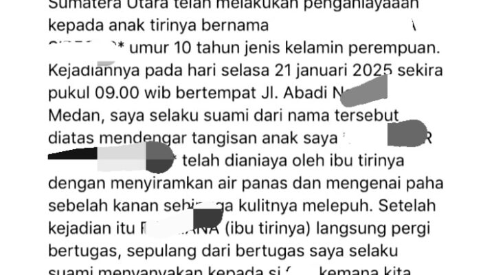 Viral, Oknum ASN Di Paluta Diduga Aniaya Anak Tirinya