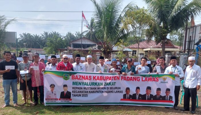 Baznas Palas Salurkan Zakat Kepada 2.150 Mustahiq Miskin