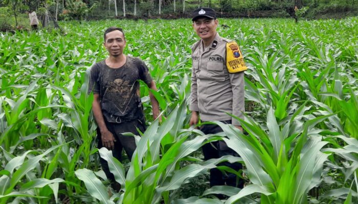 Polres P.Siantar Sambangi Dan Gandeng Warga Manfaatkan Lahan