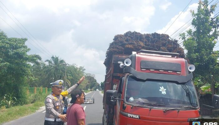 Kasat Lantas Polres Simalungun Awasi Ketat Truk ODOL