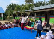 Didik Pelajar Tertib Lalu Lintas, Polres Labusel Sosialisasi Di Sekolah