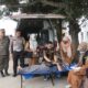 Tim kesehatan saat memeriksa kesehatan seorang sopir angkutan umum di Langkat, Rabu(12/2/25).Waspada/ist. 