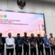 Ketua Pengadilan Tinggi Aceh Nursyam foto bersama forkopimda dan stakeholder lainnya usai syukuran peresmian gedung Pengadilan Tinggi Banda Aceh, Kamis (13/02/25(.(Waspada/T.Mansursyah)