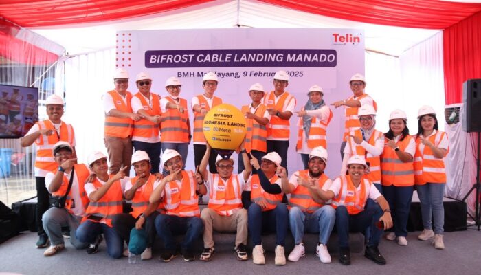 Telin Perlebar Gerbang Digital Indonesia : Kabel Bifrost Mendarat Di Manado