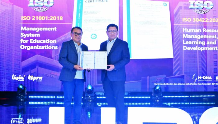 Dorong Peningkatan Kualitas Pegawai, Bank Mandiri Penuhi Dua Standar Internasional