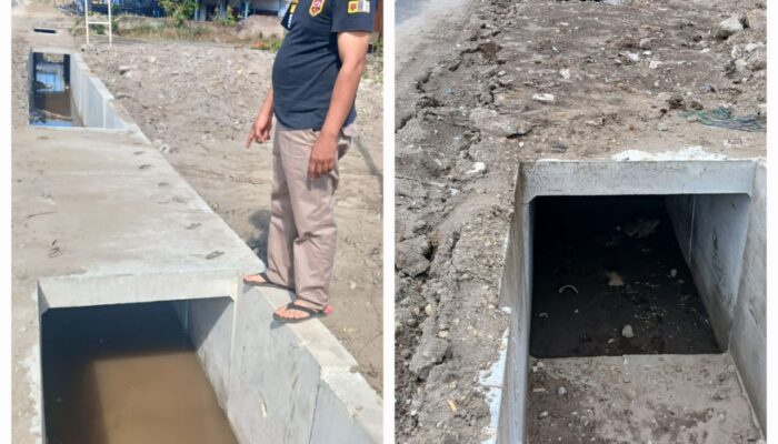 Saluran Drainase Jalan Nasional, Uditch Dipasang Terbalik