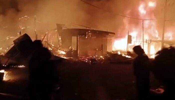 Kota Kampung Ai Simeulue Terbakar, 48 Bangunan Ludes