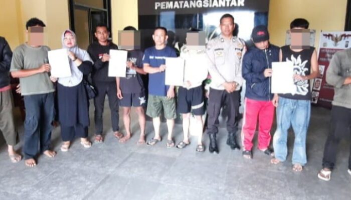 Polres Pematangsiantar Beri Pembinaan Terhadap Pelaku Tawuran
